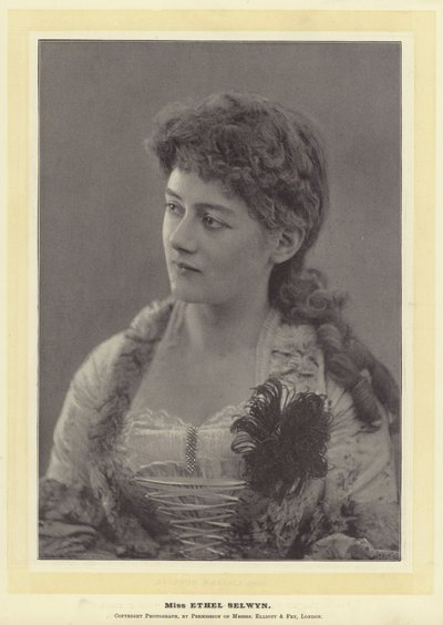 Miss Ethel Selwyn by English Photographer